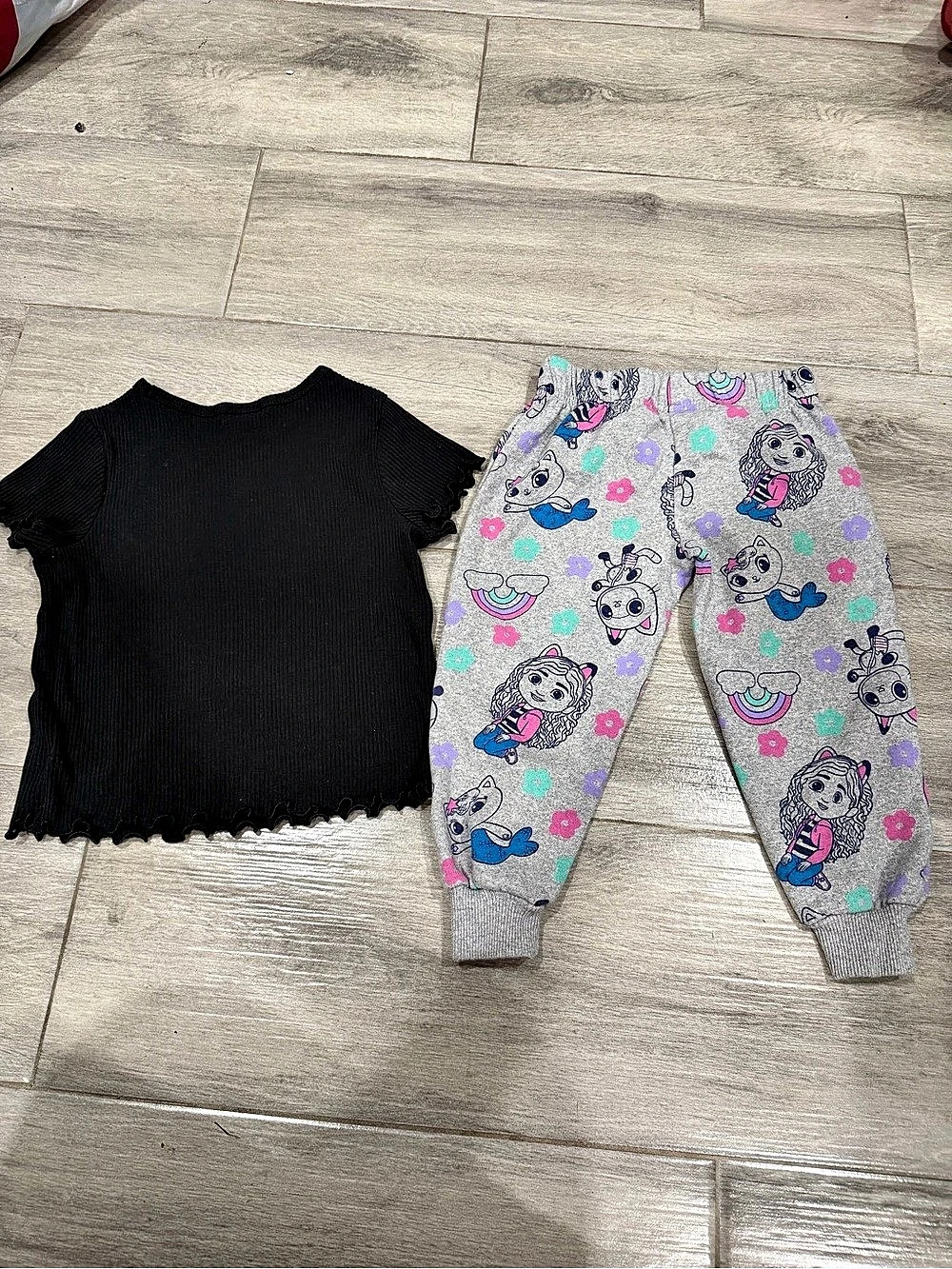 Kids Floral Jogger Matching Set